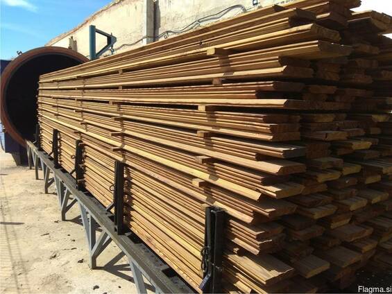 The camera of wood thermal treatment (thermomodified)