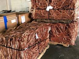 99.9999% Pure Copper Wire Scrap (Bulk) / Copper Ingot / Red Gold Color for Industrial Use