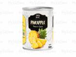 Canned Queen Pineapple (pieces, slice) in light syrup from the manufacturer - фото 2
