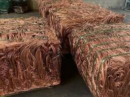 Large Quantity 99.995% Pure Copper Wire Scrap UK