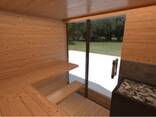 Outdoor Sauna “Elegance Type” — Model E 1/1K (insulated) 2.45 × 2.30 m Promo price –20% - фото 3