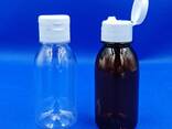 Plastic Bottle PET 120ml with Flip-Top Сap - photo 1