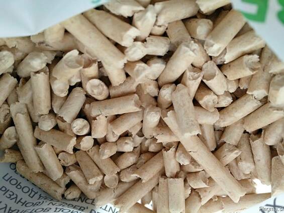 We sell wood pellets